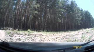 Mercury Mountaineer 1997 off-road - Езда по пахоте в лесу