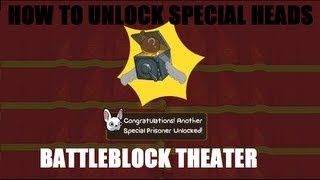 BattleBlock Theater - How To Unlock Special Heads "Star Heads"