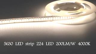 5630 LED strip 224 LED 200LM/W 4000K SMD 5630 Led Strip Light  CRI 97 95 90 80-www.HULKLED.com