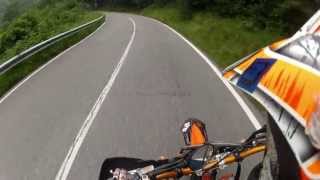 Road To Selvino PART 2 KTM 530, KTM 125 and Kawa z750