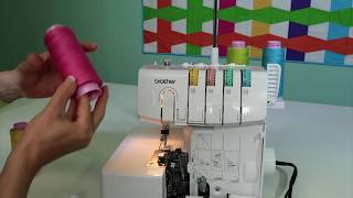 Brother 1034D Serger 6 Threading