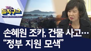 손혜원 조카, 건물 사고…“정부 지원 모색” | 김진의 돌직구쇼