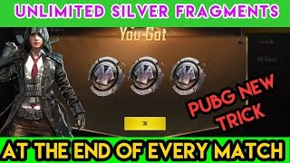 Pubg Mobile Unlimited Silver Fragments Trick || Earn Silver Fragments At the end of every match