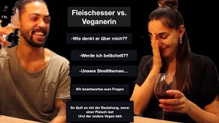Fleischesser vs. Veganerin I FRAGEN an IHN I WERDE ich BELÄCHELT? I Bahi Spring