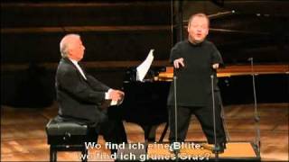 (Schubert)Winterreise: Thomas Quasthoff & Daniel Barenboim - Erstarrung