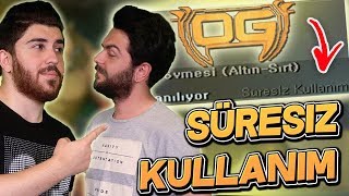1 GÜNLÜK OG OLDUM!! - SÜREKLİ KULLANIM OG DÖVMESİ SET! (ÇEKİLİŞ)