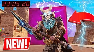 Fortnite CUBE is in TILTED TOWERS!! Fortnite *NEW* Port a Fortress & Spiky Stadium!
