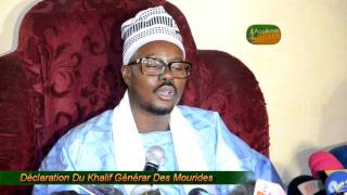 Election Legislative 2017 | Déclaration Du Khalif Général Des Mourides Le 29 Juillet 2017