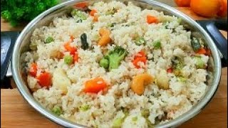 সবজি পোলাও । Sabji Polao | Vegetable Pulao | Sobji Pulao Recipe| Mix Vegetables Pulao | Polao Recipe