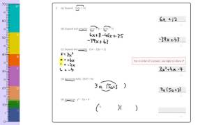 2016 AQA Maths GCSE Predicted Paper for Higher Paper 1 Non Calculator Exam 4365/1H May 2016