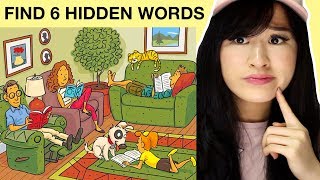 Find The Six Hidden Words