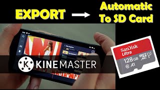 Cara Mengekspor Video KINEMASTER ke SD CARD 100% Work