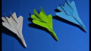 самолет из бумаги оригами сделать своими руками