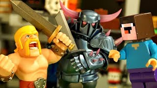 УДАЛЯЮ КАНАЛ ? Clash of Clans vs ROBLOX - Лего НУБик Майнкрафт Анимация - LEGO Minecraft
