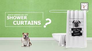 Brightent shower curtain custom customize personalize easy inexpensive