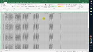 Hướng dẫn chuyển file txt vào excel, chuyển font trên excel