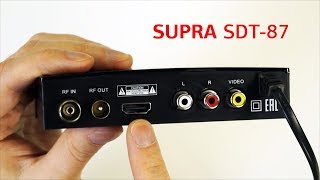 DVB-T/T2 приставка SUPRA SDT-87
