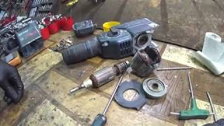 Перемотанный якорь перфоратора Bosch GBH 4DFE.(Часть-1)