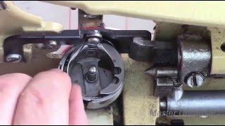 Как устранить обрыв верхней нити на Veritas 8014/43. Видео №127.