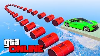 ВЗРЫВНАЯ ПОЛОСА ИЗ БОЧЕК! ПОПРОБУЙ НЕ ВЗОРВИСЬ! - GTA 5 ONLINE ( ГТА 5 ГОНКИ )