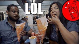 On the Go Fried Chicken and Waffles - Chick’n Cone || NYC Food Guide