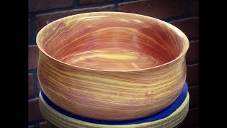 Woodturning a Solid Cedar Bowl