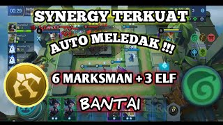 SYNERGY TERKUAT 6 MARKSMAN + 3 ELF AUTO MELEDAK CHESS TD