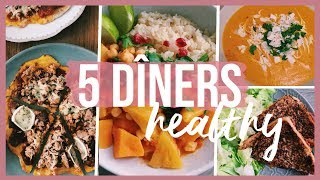 5 Idées De Dîners Healthy, Simples Et Gourmands Pour La Semaine