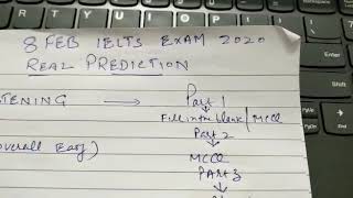 8 FEBRUARY 2020 IELTS EXAM PREDICTION | REAL PREDICTION FOR 8 FEB 2020 IELTS EXAM |IELTS 8 FEB 2020|