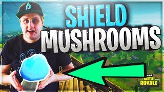 WHERE TO FIND SHIELDS MUSHROOMS in FORTNITE! (NEW Fortnite Mushroom Locations)
