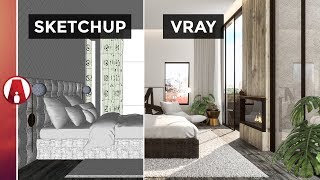 Vray for Sketchup Interior Rendering Workflow