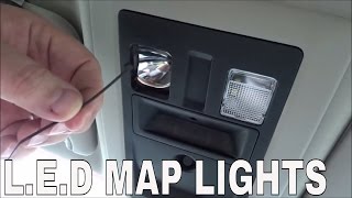How To Install LED Map Lights- 2014 Ram & Yorkim T10 LED Bulb Review!