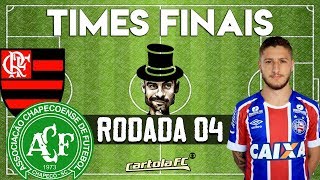CARTOLA FC 2018 - DICAS RODADA 4 - TIMES ATUALIZADOS