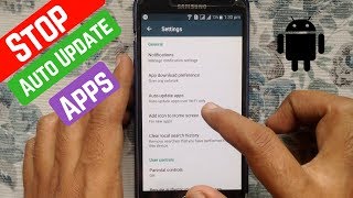 How to Turn off Auto Update App Android