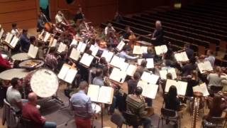 Justus Frantz und die Philharmonie der Nationen Proben