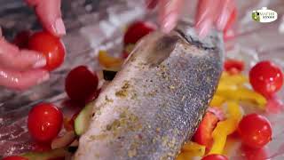Запеченный сибас с овощами - Готовим с Татьяной Фостер - Выпуск 13