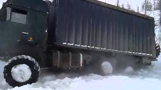 северный дальнобой.  зимник. якутия