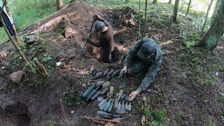 УЖАС ИЗ ЯМЫ! Мы не смогли сберечь немца. Коп по войне в лесу.