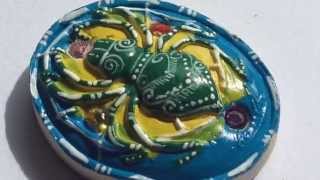 Sacred Money Spider Amulet for Luck and Wealth