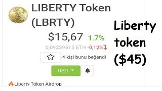 Liberty token ($45), already listed, and Big Pionex