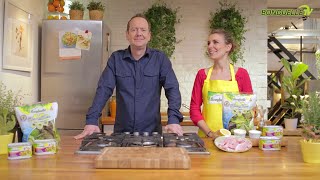 Involtini di prosciutto cotto con Trio Freschezza e insalata russa leggera - Cook&Learn