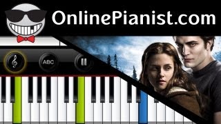 Carter Burwell - Bella's Lullaby (The Twilight Saga: Twilight) - Piano Tutorial