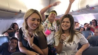 CANTANDO ''VINGANÇA'' NO AVIÃO ft. MAÍSA e RAFA KALIMAN - LUAN SANTANA