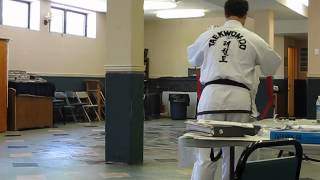 Yaakov Elfassy receives his red belt