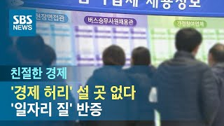 '경제 허리' 설 곳 없다…'일자리 질' 반증 / SBS / 친절한 경제