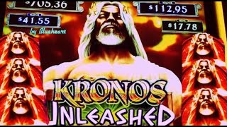 ★ NEW! ★ KRONOS UNLEASHED slot machine and ZEUS UNLEASHED slot BONUS WINS!