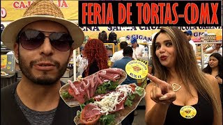Buffet Mexicano de Tortas en la feria de la torta