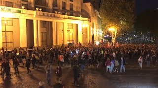 Оппозиция устроила шествие к резиденции Бидзины Иванишвили - видео