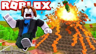 EXPLODING A VOLCANO WITH NUCLEAR WEAPONS! (ROBLOX)