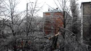 Последствия ледяного дождя в Краснодаре